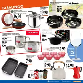 Volantino Emisfero Pagina 25: Set 2 padelle €14,90, Pentolame antiaderente grandi misure family Zanetti €19,90