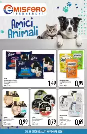 Volantino Emisfero Pagina 1: Felix Le Ghiottonerie/Junior €1,49, Sheba Filets assortiti €0,99