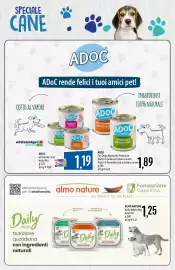 Volantino Emisfero Pagina 14: ADOC For Dogs Naturally Premium filetti di pollo con riso e carote €1,89