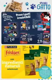 Volantino Emisfero Pagina 3: Felix Le Ghiottonerie alimento gatto €1,49, Felix Party Mix snack gatto assortito €1,19