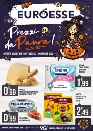 Volantino Euroesse Pagina 1: Regina carta igienica sensation €1,99, Faccine Balocco €2,49