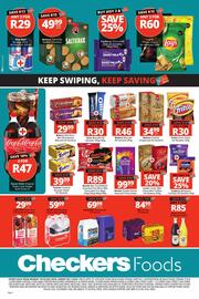 Checkers catalogue Page 4: Bakers Biscuits €46,00, Bos Ice Tea €84,99