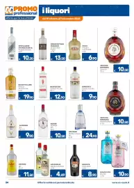 Volantino C+C Cash and Carry Pagina 24: Edgar Sopper Gin €10,50, Valdoglio Sambuca Sabina €4,49