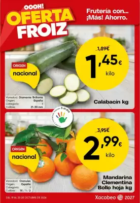 FROIZ (válido hasta el 25-10)