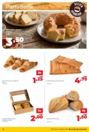 Folleto Alimerka semana 43 Página 10: Empanada de bonito €4,75, Croissant recto margarina €1,25