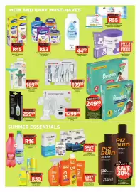 Checkers catalogue Page 7: Purity Baby Food Pouch €53,00, Nüby Dr. Talbot's Paci-Med Dispenser €169,99