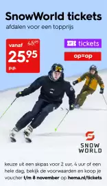 HEMA Flugblatt woche 43 Seite 31: SnowWorld tickets €25,95