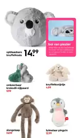 HEMA Flugblatt Seite 46: Slungelaap €13,99, Tuimelaar pinguïn €12,99