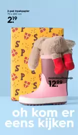 HEMA Flugblatt Seite 6: Muziekknuffelkonijn €12,99, 2-pak inpakpapier €2,19