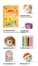 HEMA Flugblatt Seite 8: Mini-pinballspel €2,49, Oneindig Kleuren €2,99