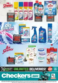 Checkers catalogue Page 1: 995 WOFOCCDZMUE Mr. Sheen EXTRA VALUE 300 ml EXTRA VALUE 300 ml EXTRA VALUE 300 ml EXTRA VALUE