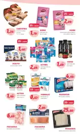 Folheto Coviran Página 10: Actimel €2,89, Pescanova bacalhau lombos premium tradicional €25,00
