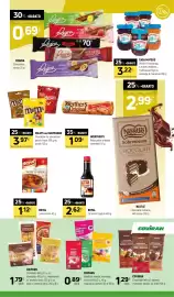 Folheto Coviran Página 9: Coviran pastilhas menta morango ou clorofila €0,89, M&m's ou maltesers €3,97
