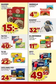 Din Mat reklamblad vecka 43 Sida 7: Kungsörnen makaroner €15,00, Tuc kex €22,00