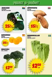 Nelins reklamblad vecka 43 Sida 4: Satsumas €25,00, Avocado €25,00