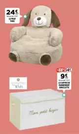 Catalogue Centrakor page 11: Théo - le pouf theo €24,99, Atmosphera - le coffre de rangement bouclette €9,99