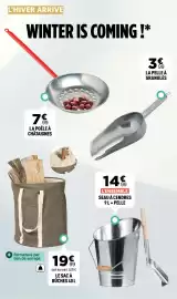 Catalogue Centrakor page 16: Le sac à bûches 40 l €19,99, Seau à cendres 9l+pelle €14,99