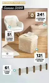 Catalogue Centrakor page 2: Le coffre pouf tout doux €12,99, La paître cassis €6,99