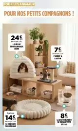 Catalogue Centrakor page 20: L'arbre a chaton €7,99, Le distributeur de croquettes et eau €8,99