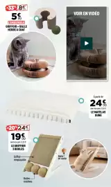 Catalogue Centrakor page 21: Le griffoir 3 boules €19,99, Le matelas dune €24,99