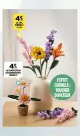 Catalogue Centrakor page 30: La composition de marguerites chenille €4,99