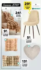 Catalogue Centrakor page 4: Atmosphera - la chaise roka €29,99, Le coussin bouclette €5,99