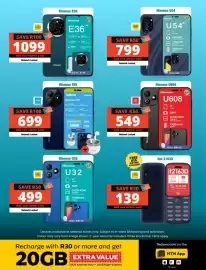 Checkers catalogue Page 4: Hisense U608 €549,00, Hisense T55 €699,00