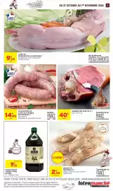 Catalogue Intermarché semaine 44 page 3: Lapin DE FRANCE SAUCISSES DE LAPIN AUX HERBES DE PROVENCE €14,95
