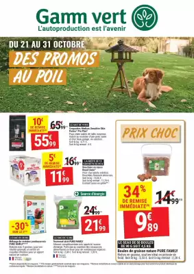 Gamm vert (valable jusqu'au 31-10)