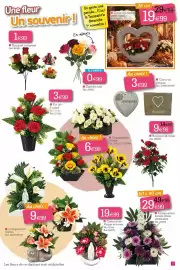 Catalogue Kandy page 3: Pot de 5 roses €3,99, Tige de rose €0,99