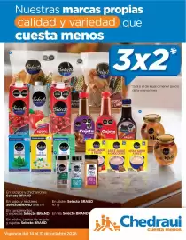 Folleto Chedraui Página 1: + Nuestras marcas propias calidad y variedad que cuesta menos Selecto BRAND EXCESO CALDAGA EXCERO