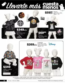 Folleto Chedraui Página 10: *Llevarte más cuesta menos ACTION GEAR $59% O Playera c/u para niña o niño Talla: 4-10 $349