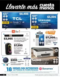 Folleto Chedraui Página 16: Motorola moto edge 70 swarovsky €11.999,00, Hp multifuncional mod. smarttank 580 €4.945,00
