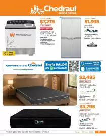 Folleto Chedraui Página 17: White-Westinghouse Lavadora 25 kg €7.275,00, Polycar Armario Mod. Siena €1.395,00