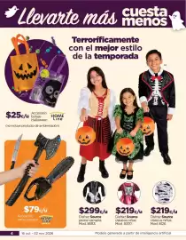 Folleto Chedraui Página 4: Home Line Accesorio arma juguete €79,00, Home Line Accesorio bolsas Halloween €25,00