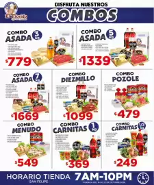 Folleto El Florido Página 2: Combo diezmillo €1.099,00, Combo asada €1.339,00