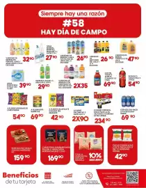 Folleto Alsuper Página 7: Siempre hay una razón #58 HAY DÍA DE CAMPO VARIEDAD DE REFRESCOS PEÑAFIEL ADAS Y ADAS LIGHT 2 LTS