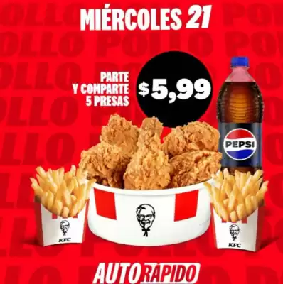 KFC (válido hasta 23-10)