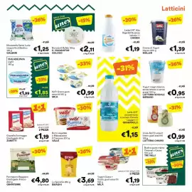 Volantino Unes Pagina 3: Philadelphia Light €1,85, Kefir Greco gusti assortiti €0,99