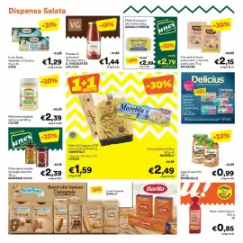 Volantino Unes Pagina 6: Filetti di tonno in olio d'oliva Angelo Parodi €2,79, Maionese vegetale senza uova CUORE €2,39
