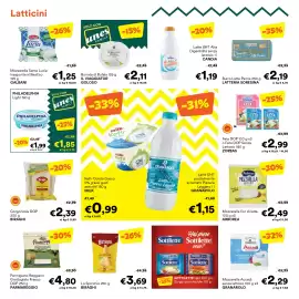 Volantino Unes Pagina 6: Latticini Galban fucia HUGH CUSTO -26% SOLO CON unes FAMILY -15% -20% -35% Mozzarella Santa Lucia