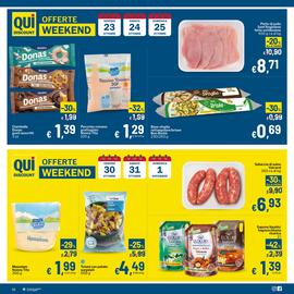 Volantino Qui Discount Pagina 16: Artica polpo e patate €4,49, Base sfoglia rettangolare/brisee Bon Bontà €0,69