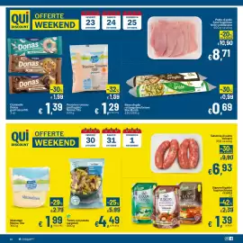Volantino Qui Discount Pagina 16: Artica polpo e patate €4,49, Base sfoglia rettangolare/brisee Bon Bontà €0,69