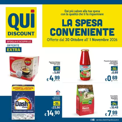 Qui Discount (valido fino al 1-11)