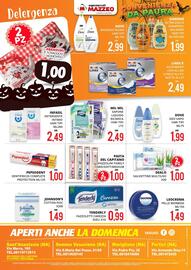Volantino Mazzeo Supermercati Pagina 12: Pasta del capitano spazzolini family €1,00, Salviettine multiuso €1,00