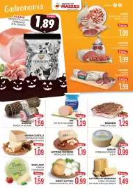 Volantino Mazzeo Supermercati Pagina 2: Asiago formaggio bianco D.O.P. €0,99, Latteria Sorensina Provolone Dolce €1,19