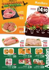 Volantino Mazzeo Supermercati Pagina 3: Petto di pollo €9,90, Hamburger farciti di suino €8,90
