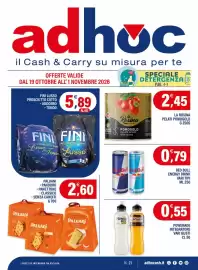 Volantino Adhoc Pagina 1: Paluani pandoro panettone classico senza canditi €2,60, La Rosina Pomogold pelato intero €2,45