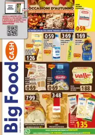 Volantino Big Food Pagina 1: Casamia latte parzialmente scremato italiano €0,59, Sadam zucchero semolato €0,59
