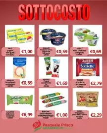Volantino Supermercati Pasquale Prisco Pagina 2: Kinder Pinguì cacao/cocco €1,69, Muller Passione Greca yogurt 0% €0,59